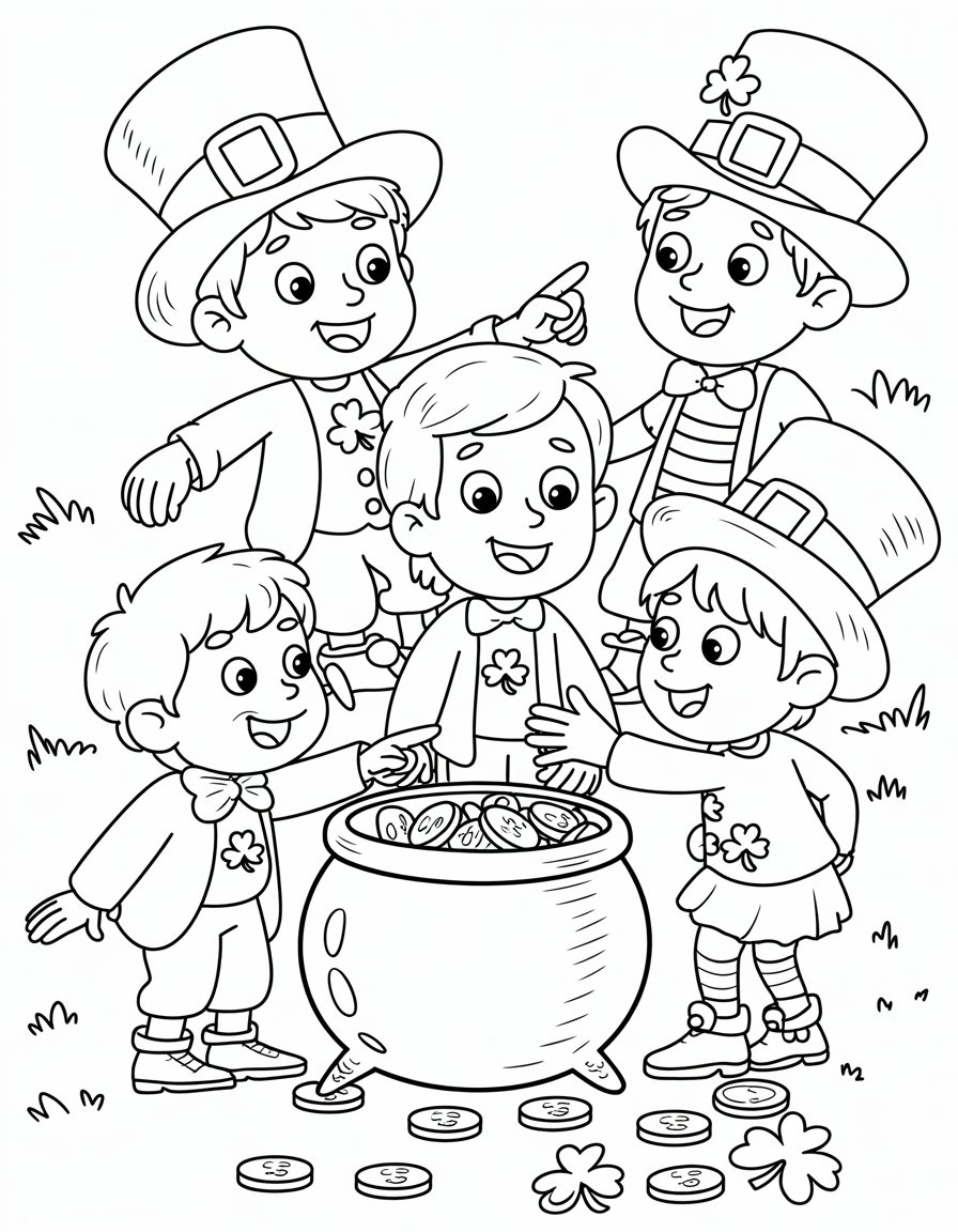 Children Finding Gold